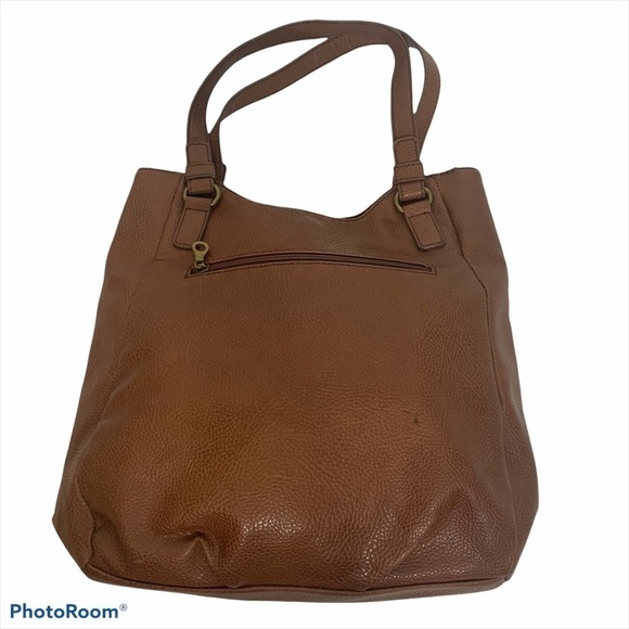 Relic by Fossil Vegan Tan Pebble Leather Blakely Hobo Tote Bag - Picture 3 of 16